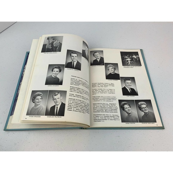 Cubette 1963 Yearbook Alcester High School South Dakota READ - Picture 7 of 11